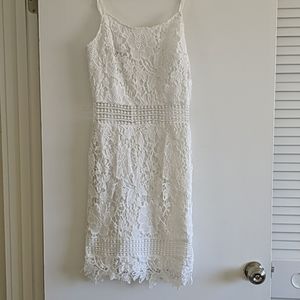 Lace white dress